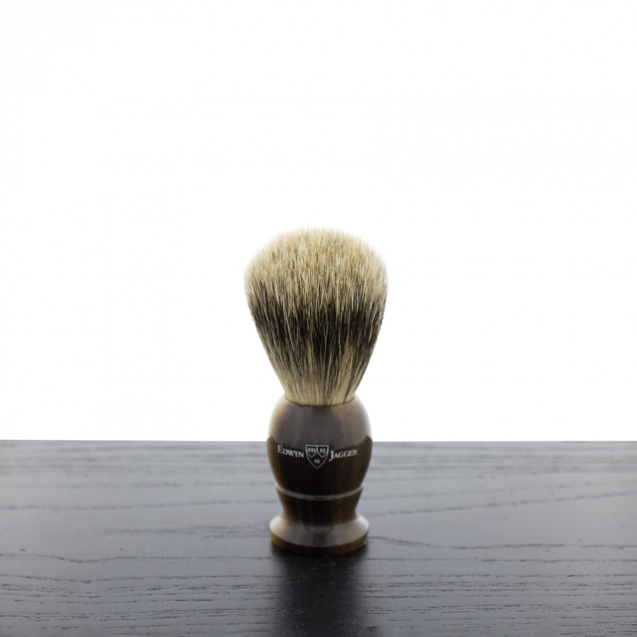 Edwin Jagger Best Badger Shaving Brush, Medium, Imitation Light